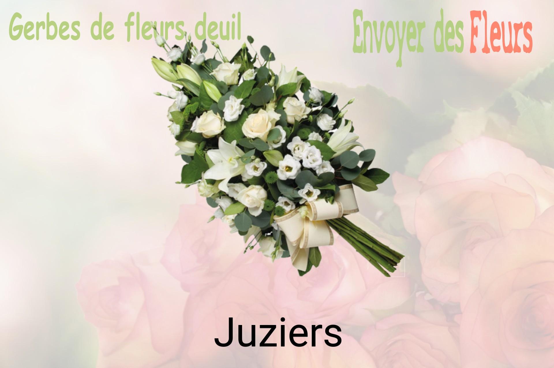 Gerbe de fleurs de deuil livrée à Juziers